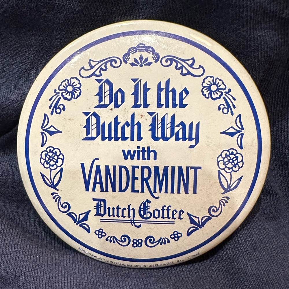 Vintage Vandermint Button